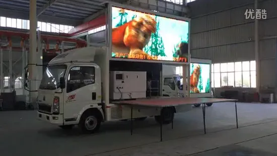 Isuzu Mobile LED Screen Vehicles, Mobile Display Trucks, Japan Brand Truck Mounted Advertising LED Display Screen
